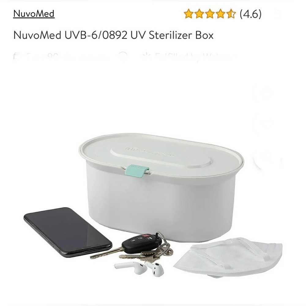 NWT 10 NuvoMed UVB-6/0892 UV Sterilizer Box - Picture 4 of 6
